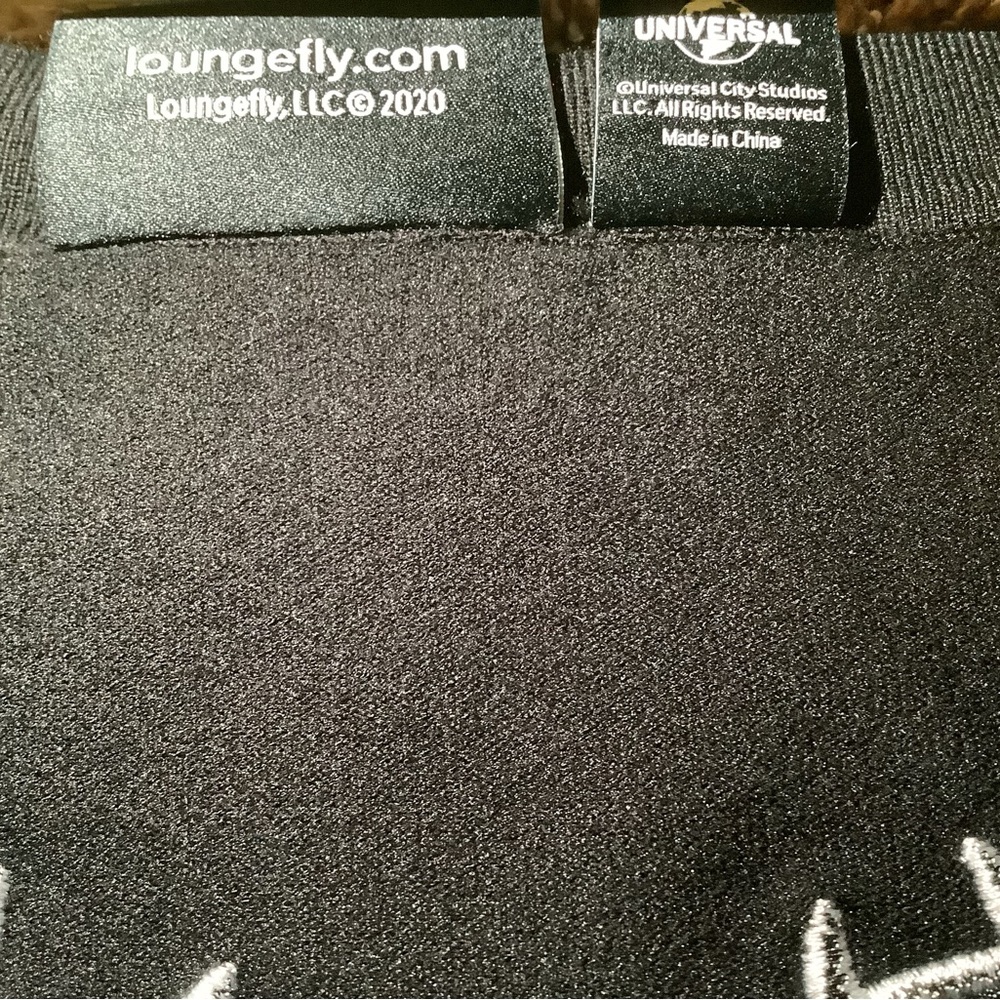 Stitch shoppe by loungefly universal monsters cropped cardigan, black, size: M - Picture 6 of 11